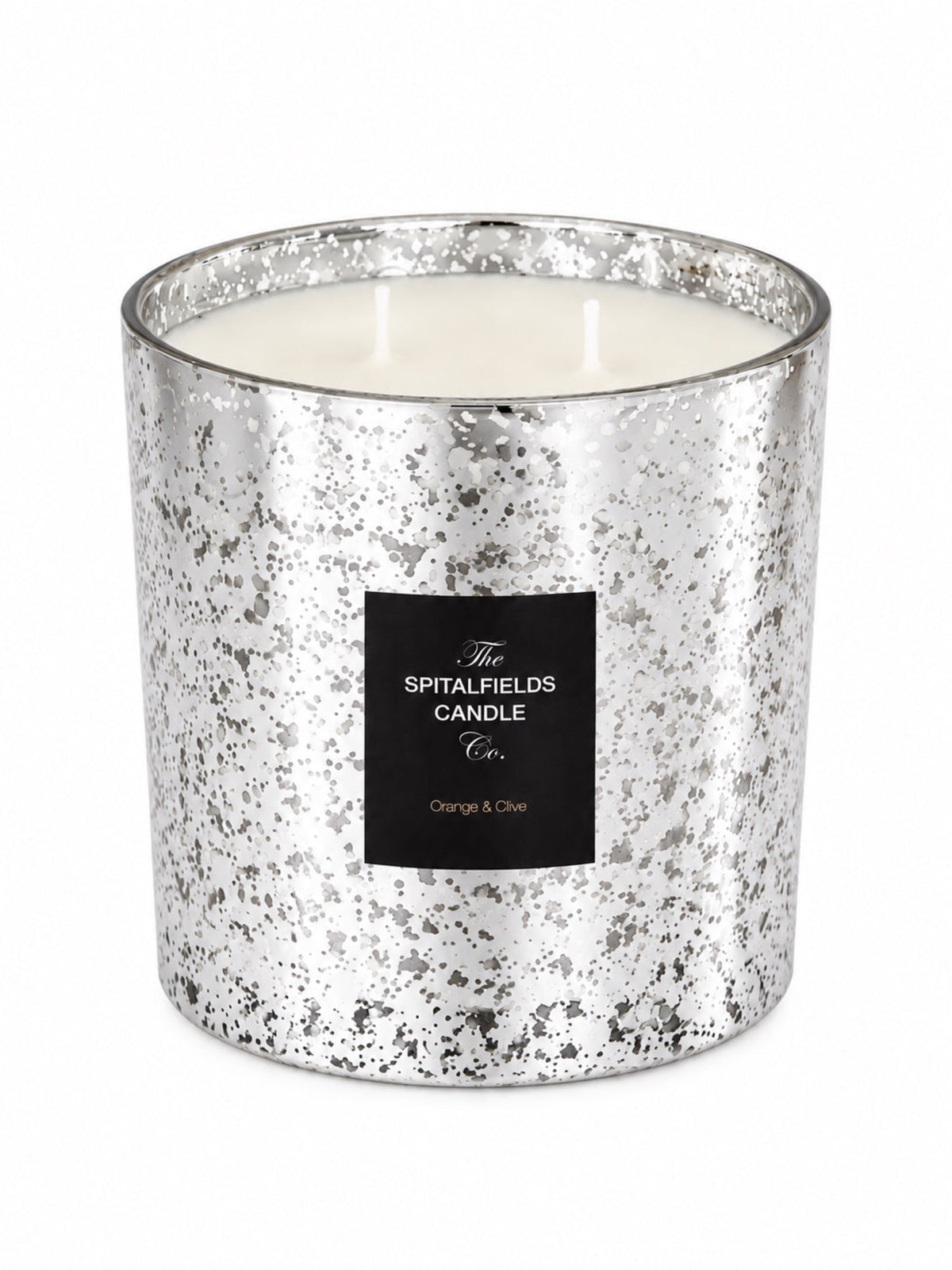 Silver 3 Wick Candle