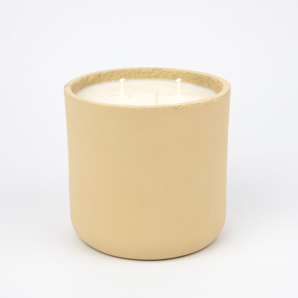 Cream Concrete 3 Wick Candle