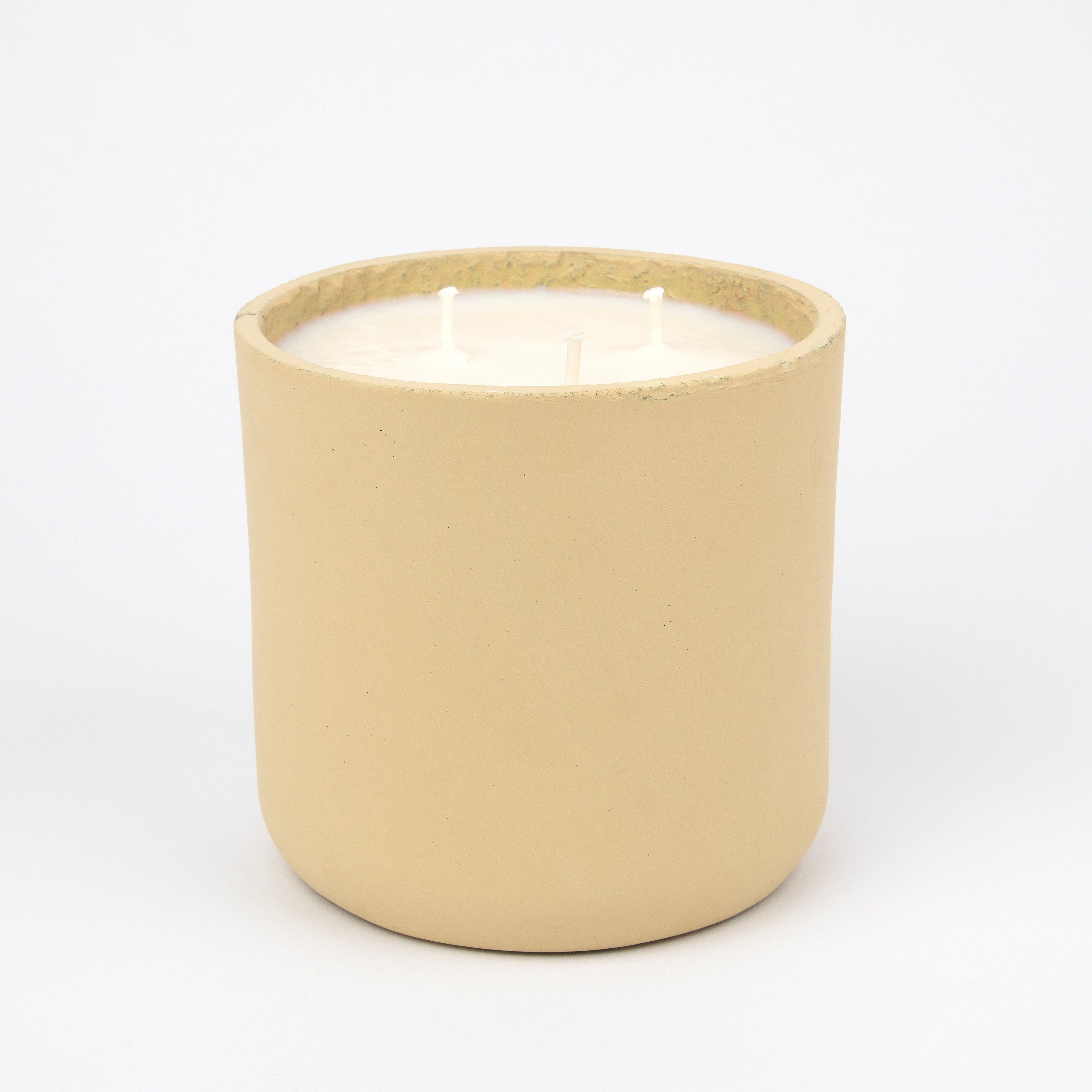 Cream Concrete 3 Wick Candle