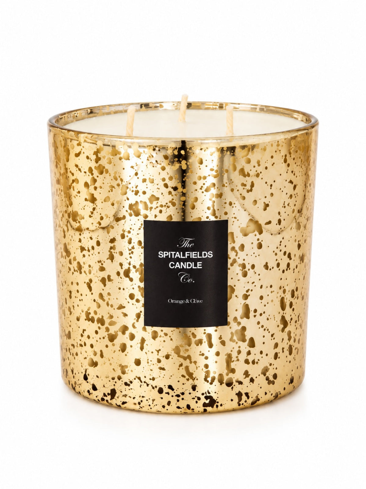 Gold 3 Wick Candle