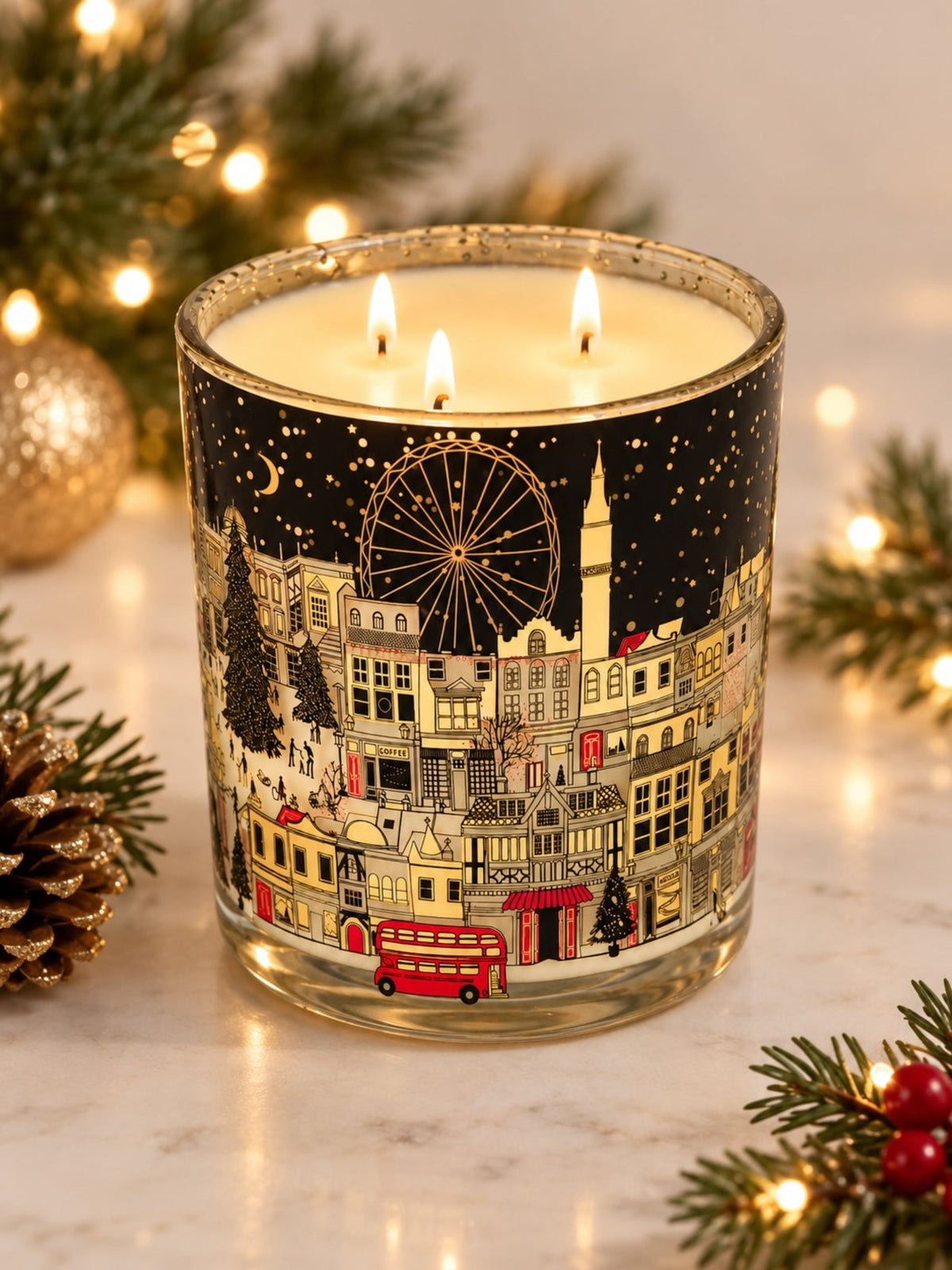XL London at Christmas 3 Wick Orange & Clove Candle