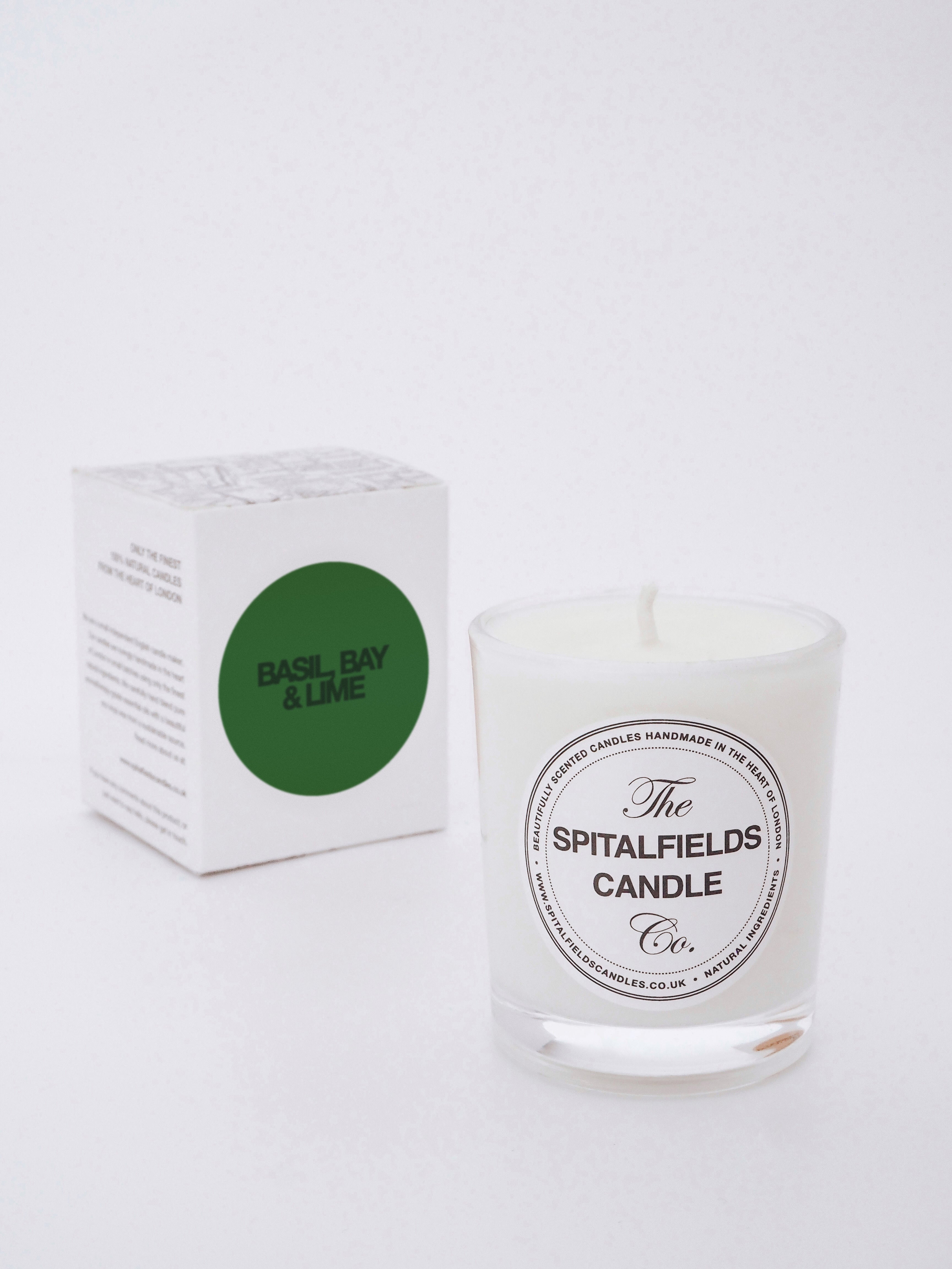 Basil, Bay & Lime Natural Candle