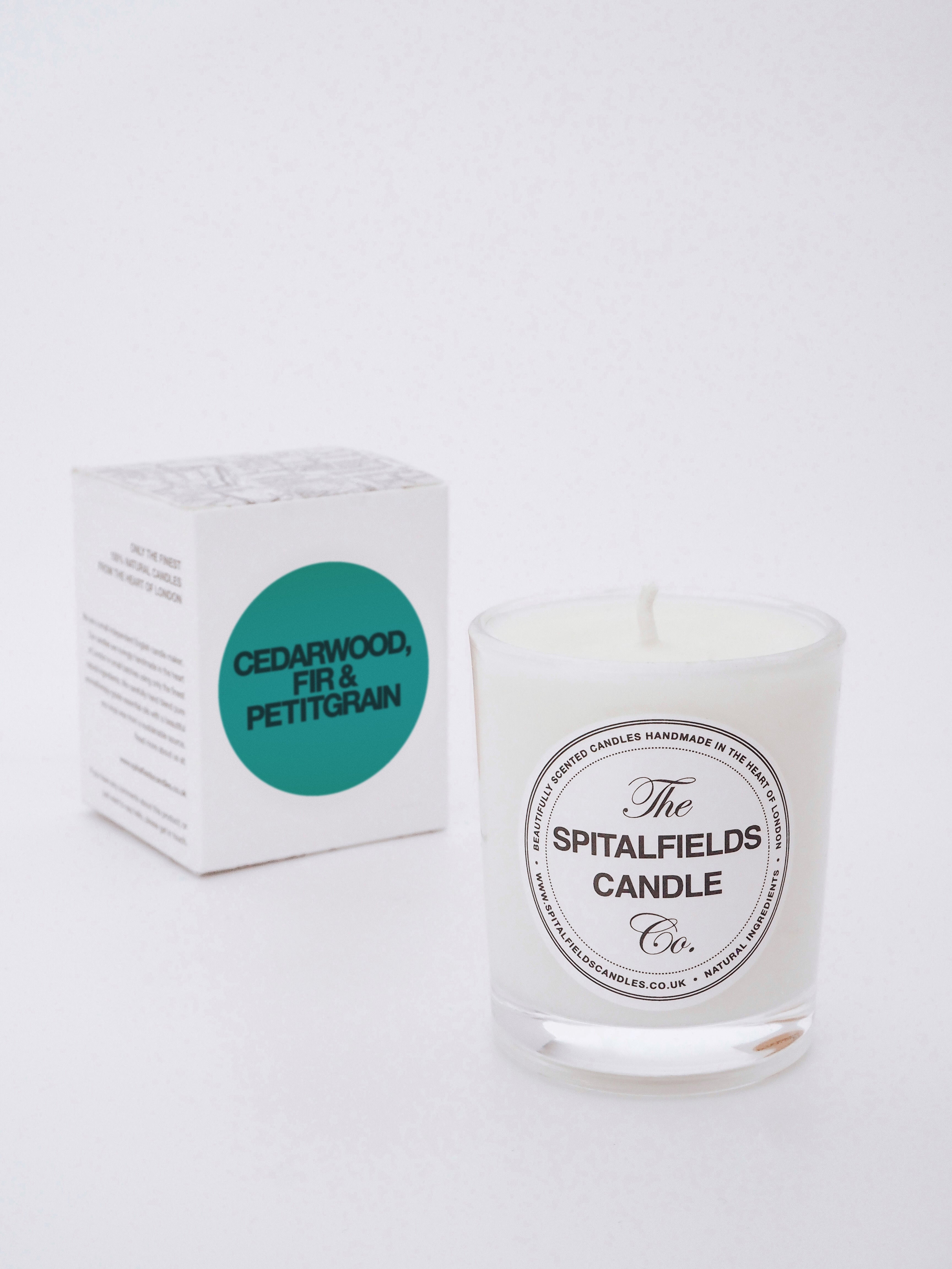 Cedarwood, Fir & Petitgrain Natural Candle