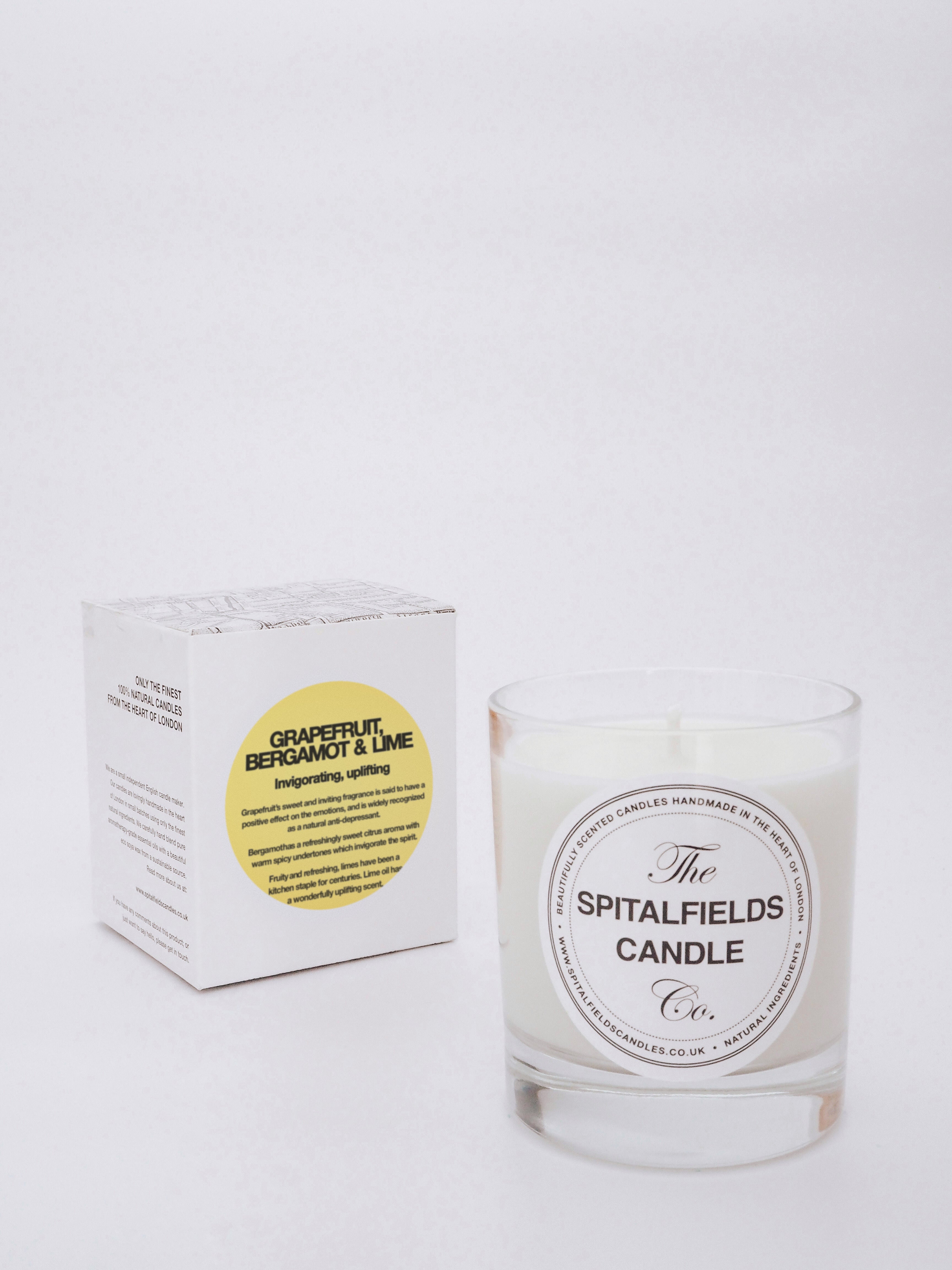 Grapefruit, Bergamot & Lime Natural Candle